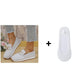 👟 Casual-loafers i mesh för damer med metallspänne
