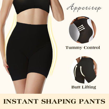 ⌛50% rabatt under en begränsad tid denna vecka 🔥Högmidjade magkontroll kroppsformande shorts