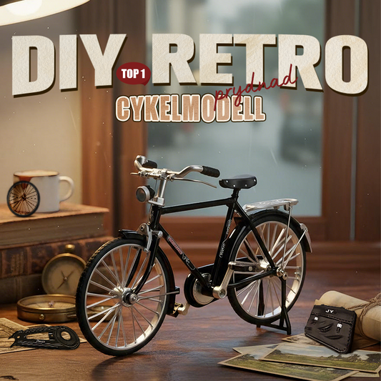 🔥Spara 200 kr direkt när du köper nu!🔥 DIY Cykelmodellbyggsats - Detaljerad Skalmodell med Verktyg för Byggande och Utställning 🚴‍♂️🎁