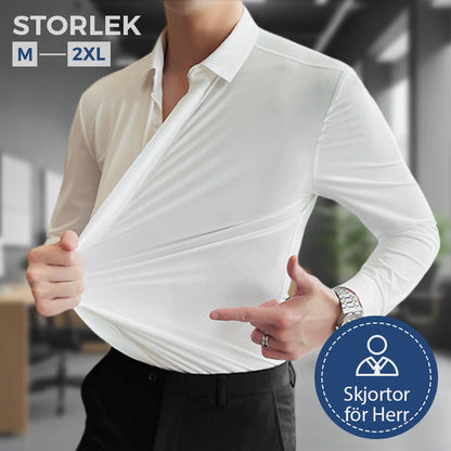 🎉2026 Nya Produkter Heta Försäljningar✨Men's Rynkfri Button-Down Skjorta