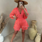 🔥Factory Direct Sales🔥Casual Short V-Neck Lace Suit