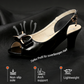 👡 50% RABATT! 🔥 Eleganta Peep-Toe Slingback-sandaler för Damer – Sexiga Klackar, Bekväm Passform & Perfekt För Fest & Vardag 💃