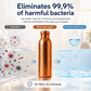 ❄️Sommarfräsch 48% rabatt!💧Premium vattenflaska tillverkad av 100% massiv koppar – plastfri och inspirerad av Ayurveda