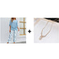 💖 Avslappnad Tvådelad Damoutfit | Mjukt Material, Vardagselegans, Enkel Styling 👚