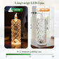 ✨Set med 4 LED-kristalljus| Skapar Blommiga Ljusmönster –Perfekt Stämningsljus 🌸🕯️