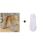 👟 Casual-loafers i mesh för damer med metallspänne