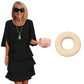 🎁 50% OFF! Women's Elegant Layered Ruffle Sleeve Dress – Effortless Style for Every Occasion 💃