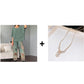 💖 Avslappnad Tvådelad Damoutfit | Mjukt Material, Vardagselegans, Enkel Styling 👚