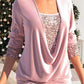 👚 45% RABATT! ✨ Smockad Falsk tvådelad topp – Stilfull, Mångsidig & Bekväm med Elegant Kvinnlig Charm 🎀📦