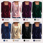 👚 45% RABATT! ✨ Smockad Falsk tvådelad topp – Stilfull, Mångsidig & Bekväm med Elegant Kvinnlig Charm 🎀📦
