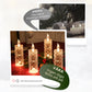 ✨Set med 4 LED-kristalljus| Skapar Blommiga Ljusmönster –Perfekt Stämningsljus 🌸🕯️