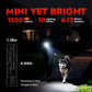 🔦 48 % RABATT 🧲 Magnetisk LED-arbetslampa – 1500 lumen, UV-ljus & röd laser – perfekt för verkstad, camping & nödsituationer ⚡