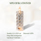 ✨Set med 4 LED-kristalljus| Skapar Blommiga Ljusmönster –Perfekt Stämningsljus 🌸🕯️