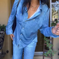 🌟 HELT NYTT STIL-SLAPP! 🌙 Denim Dreams-pysjamassett – Koselig passform, mykt loungewear med denim-look for komfort hele natten 🌟