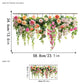 ✨SISTA DAGEN REA 50 % RABATT!💐Färgglad blomsterbukett fönsterdekal🖼️