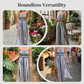 👗48% RABATT NU! 🌺 Geometrisk Jumpsuit med Sidoslits – Elastisk Rygg & Unikt Mönster ✨