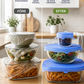 🧊 Silikonlock för matförvaring – 6-pack | Tätt & flexibelt | SPARA 50% idag!