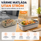 🍱 48% RABATT NU! 🔋 Elektrisk Matlåda med USB-laddning – Självuppvärmande & Lätt – Perfekt för Jobb, Skola & Resa ⚡