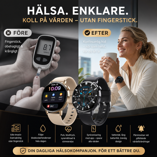 ✨⌚-48 % | Smartklocka med många funktioner