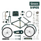 🔥Spara 200 kr direkt när du köper nu!🔥 DIY Cykelmodellbyggsats - Detaljerad Skalmodell med Verktyg för Byggande och Utställning 🚴‍♂️🎁
