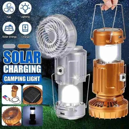 🔥Begränsad tid: 50% rabatt - Bärbar solcell LED campinglykta 6-i-1