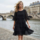 🎁 50% OFF! Women's Elegant Layered Ruffle Sleeve Dress – Effortless Style for Every Occasion 💃