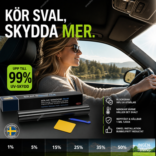 🌞Solskyddsfilm – UV-skydd & värmeisolering | Spara 48 % redan idag!