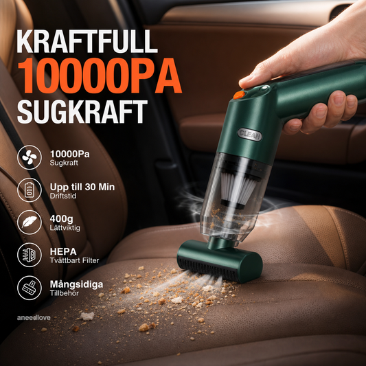 🚗 48% RABATT NU! 🔋 Kraftfull Trådlös Dammsugare för Bil – Kompakt & Sladdlös – Stark Sugkraft för Snabb & Enkel Rengöring 🧹