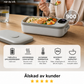 🍱 48% RABATT NU! 🔋 Elektrisk Matlåda med USB-laddning – Självuppvärmande & Lätt – Perfekt för Jobb, Skola & Resa ⚡