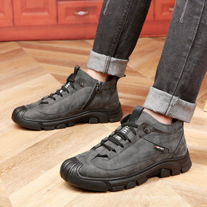 🔥⏰50 % RABATT!!!🔥✨Nya fashionabla herrsneakers med dragkedja👟