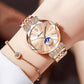 【🎁MYCKET BRA PRESENT】Fashionabla Diamond Moon Star Watch för kvinnor