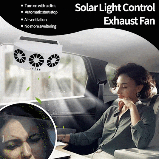 🔥 48% RABATT 🎁 Solcellsdriven bilfläkt 🚗💨 Frisk luft i bilen – tyst, energieffektiv & perfekt för sommarvärmen ☀️