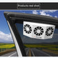 🔥 50% RABATT 🎁 Solcellsdriven bilfläkt 🚗💨 Frisk luft i bilen – tyst, energieffektiv & perfekt för sommarvärmen ☀️