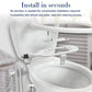 🔥🚿Toalett med dubbla munstycken för badrum | Ingen elektricitet krävs, enkel installation, förbättrad hygien 🍑