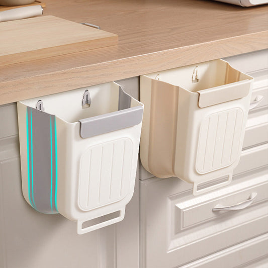 🗑️48% RABATT NU! 🧺 Mångsidig Hängande Hopfällbar Soptunna för Kök – Platsbesparande, Stark Bärförmåga & Mångsidig ✨
