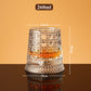 🥛💎Nyårserbjudande 48% rabatt! ✨🔥 360° roterande whiskyglas