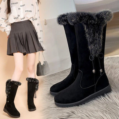 Varma, bekväma och skyddande kängor för kvinnor i mid-calf-höjd.