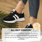 👟 50% RABATT! | Låga Casualskor för Damer – 4cm Plattform, Retrodesign & Halksäker!