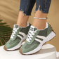 👟 50% RABATT! | Låga Casualskor för Damer – 4cm Plattform, Retrodesign & Halksäker!