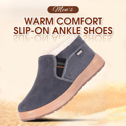 🔥⏰50 % RABATT!!!🔥👞Herrskor med varm komfort och slip-on ankel