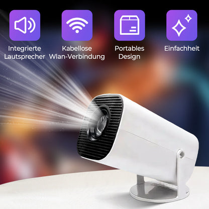 🎬 1080P HD WiFi-projektor – Förvandla ditt vardagsrum till en biograf! 🚚 Fri leverans