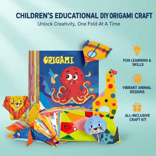 🔥⏰ Begränsad tid 50% rabatt!! 🔥Children's Educational DIY Origami Craft