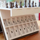 📚 ♟️ Internationell Magnetisk Schacklåda – Perfekt för Resor, Avkoppling & Hem 🧲 | Bokliknande, Bärbar & Allt-i-Ett!