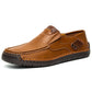 👞Classic Men’s Slip-On Leather Shoes – Premium Calfskin, All-Day Comfort & Effortless Style