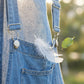 👖 Trendig Jean Overall Dam | Löst Sittande, Fickor & Perfekt för Sommar ✨