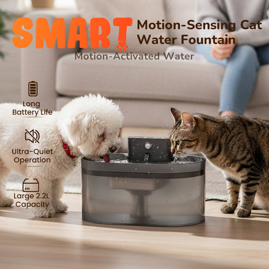 Smart kattvattendispenser🐱💧, med rörelsesensor🚀👀