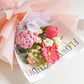 🌸🧶Handgjord virkad bukett｜Familj💝Evig värme 🏡｜💑Älskad💞Exklusiv romantik 🌹