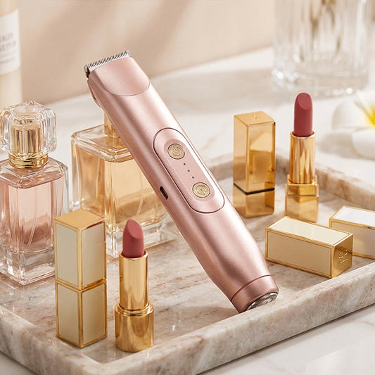 ⚡Bikini Trimmer for Women, Electric Shaver and Razor Rechargeable 2-in-1 Body and Facial Epilator, Underarms and Legs