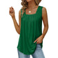 🔥Ärmlös linne med fyrkantig halsringning😉Enkel. Smart. Hållbar. – Din vardagsklädsel, uppgraderad