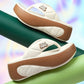🔥Factory Direct Sales🔥 Dam sommarfärgblockerade mjuka platåflip-flops